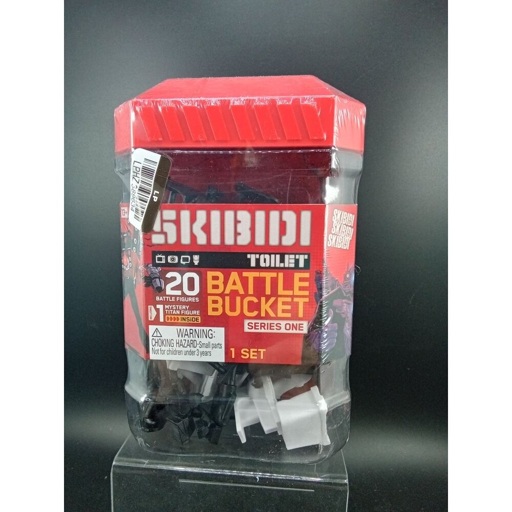 Skibidi Toilet Battle Bucket Series One 20 Battle Figures 16 Small 3 Medium